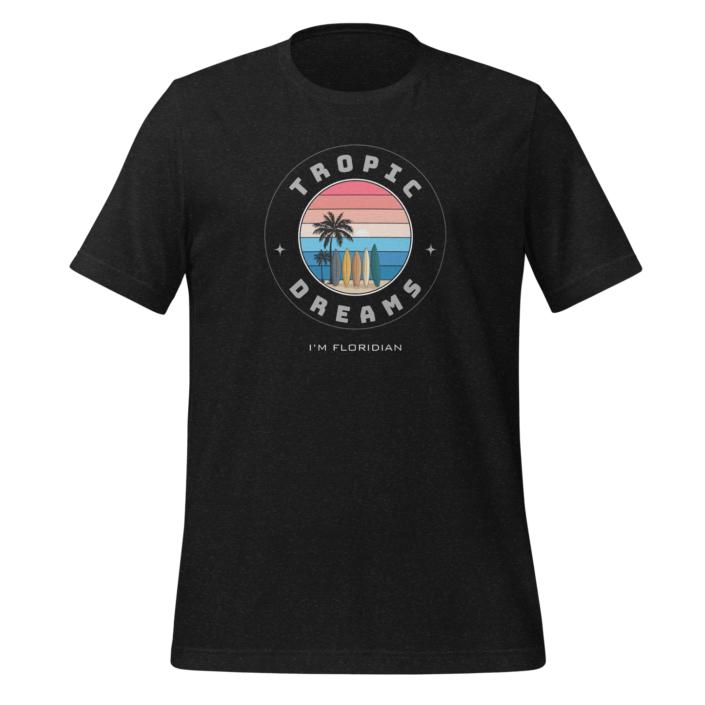 IMFLORIDIAN - Floridian Tropic Dreams FL Black Tee